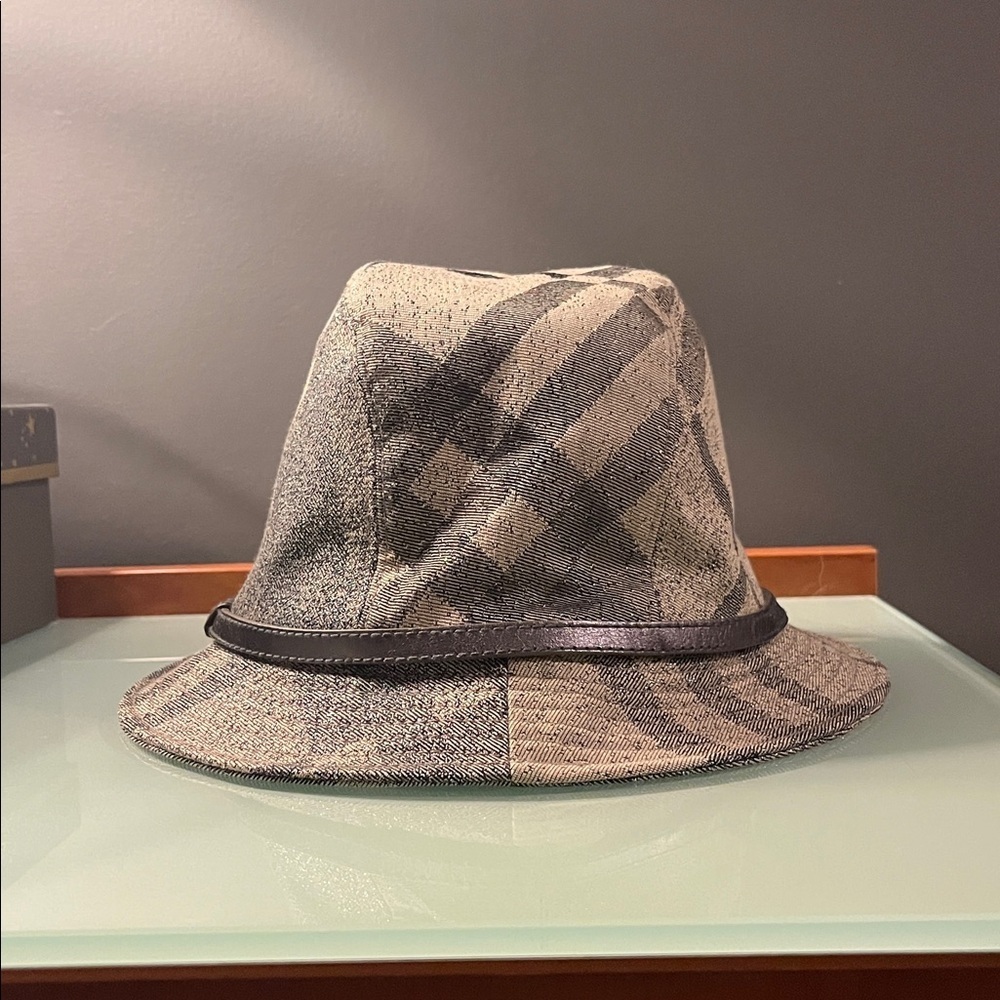 Burberry Metallic Check Hat - Picture 4 of 7